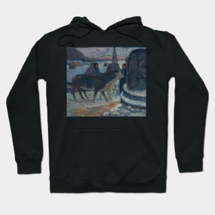 Christmas Night (The Blessing of the Oxen) by Paul Gauguin Hoodie